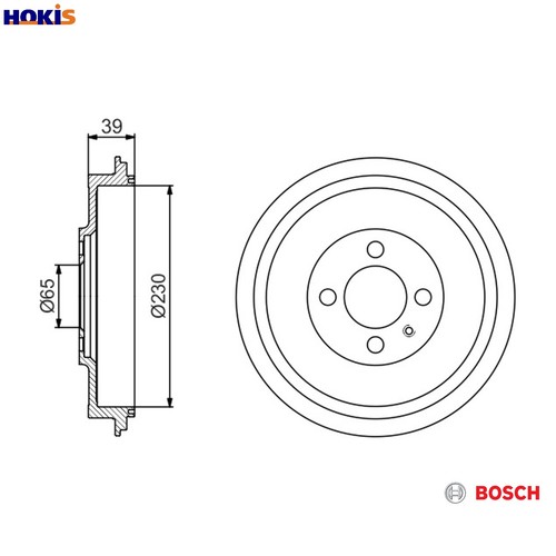Brake drum 986 477 194 - 0,