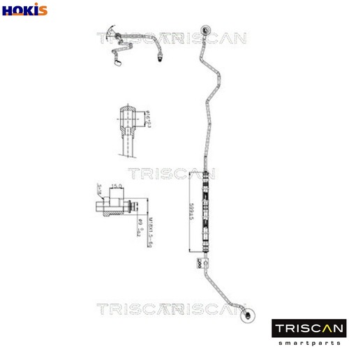 Hydraulic hose steering - hydraulic,