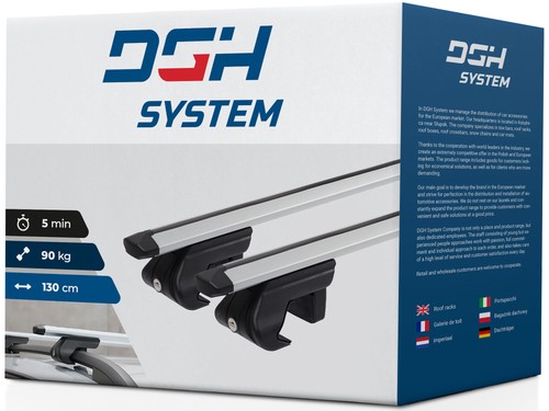 Roof rack rails - roof, for