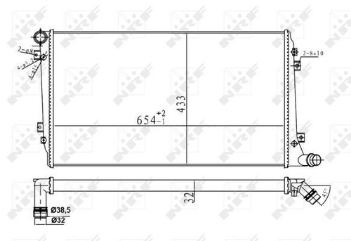 Nrf radiator for - nrf, volkswagen