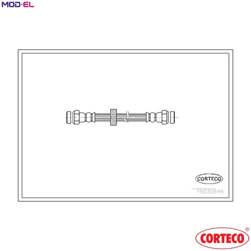 Brake hose 19030646 - brake,